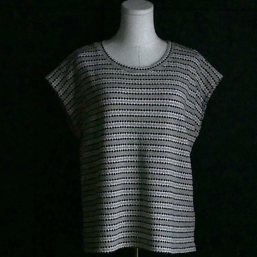 Kim & Cami | Dolman Cap Sleeve Textured Top